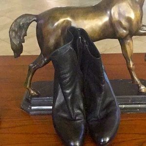 Christian Dior leather ankle boots